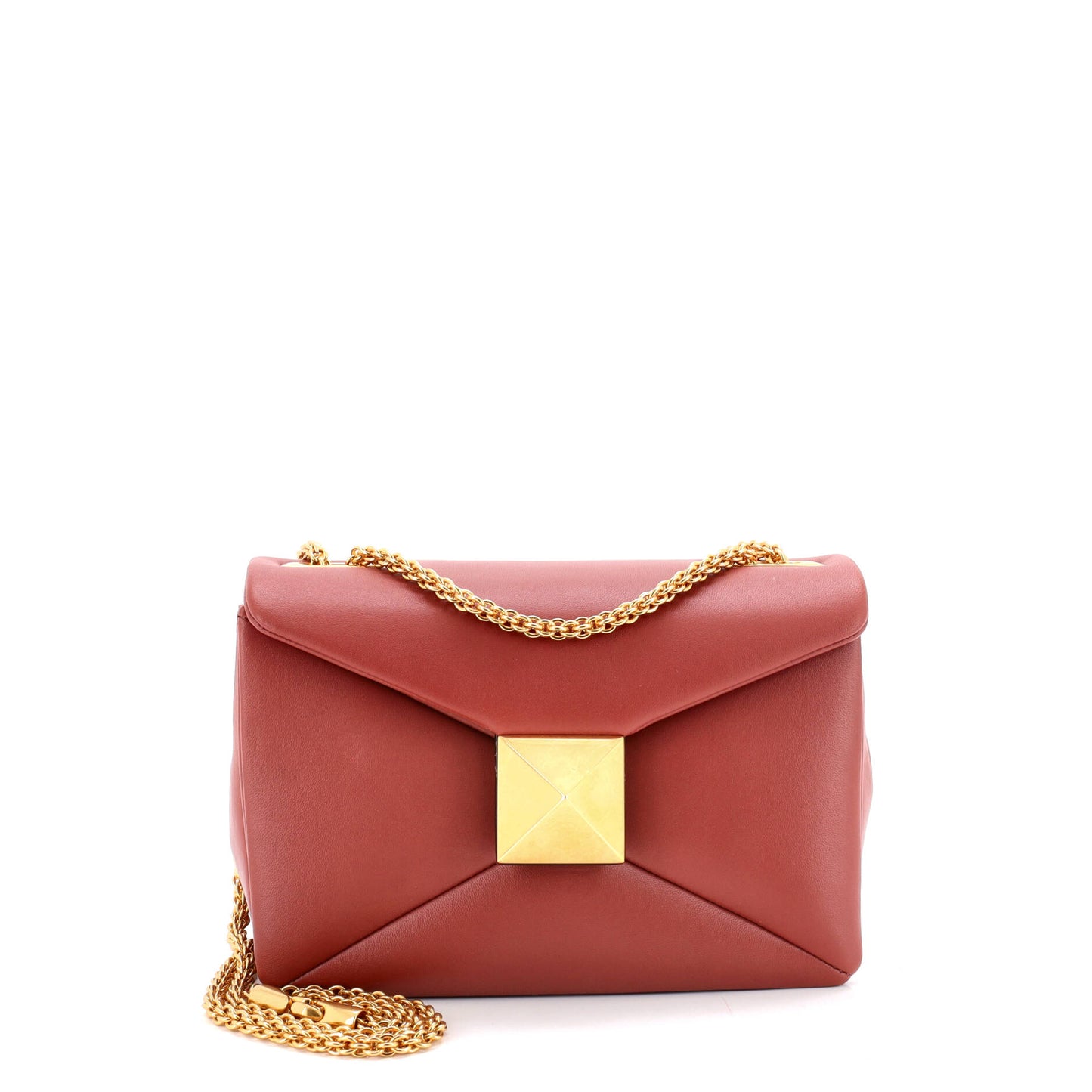 Valentino Garavani One Stud Chain Flap Bag Leather Small