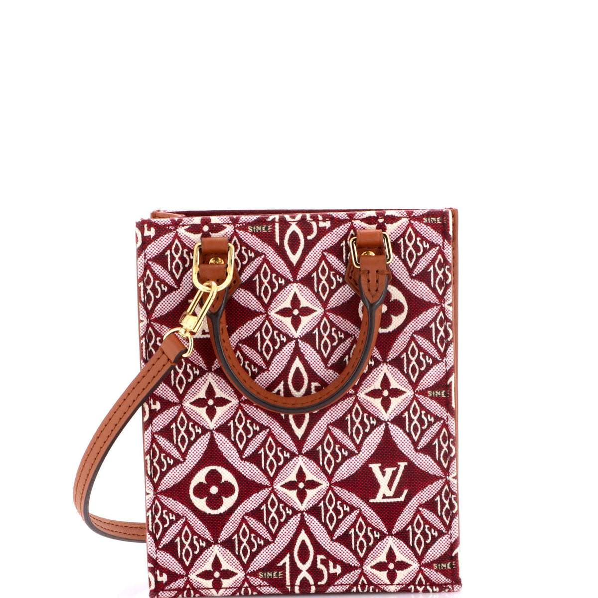 Louis Vuitton Petit Sac Plat Bag Limited Edition Since 1854 Monogram Jacquard