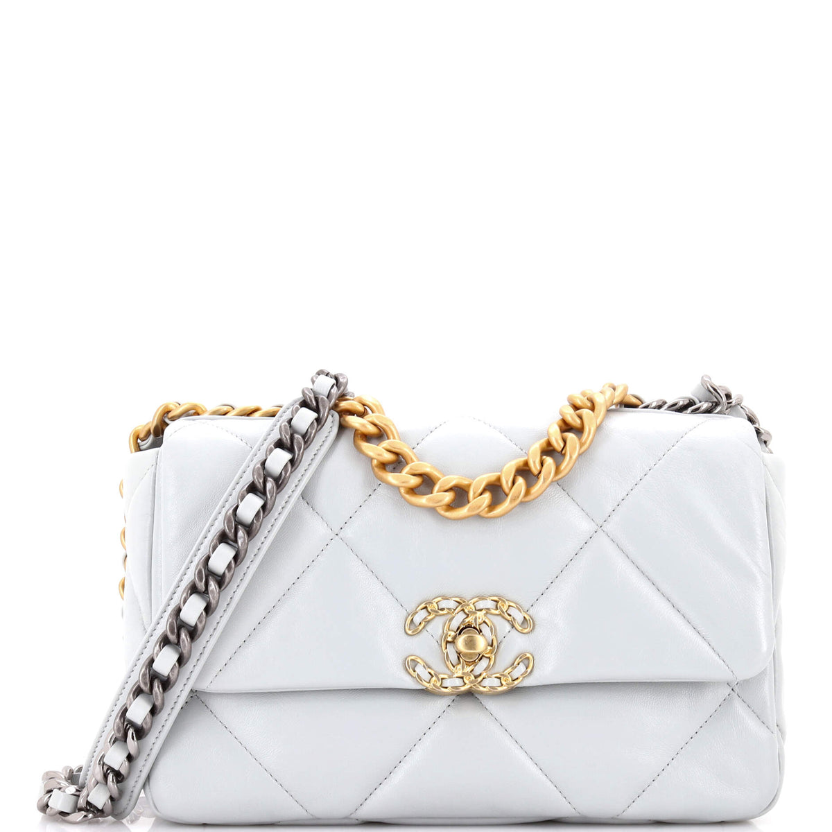 Chanel 19 Flap Bag Quilted Leather Medium
