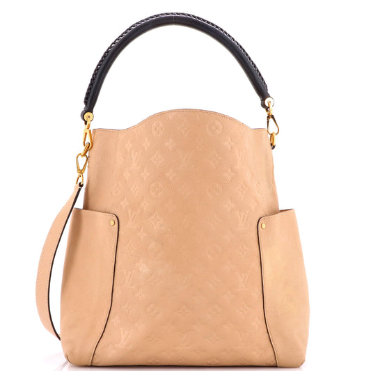 Louis Vuitton Bagatelle Hobo Monogram Empreinte Leather