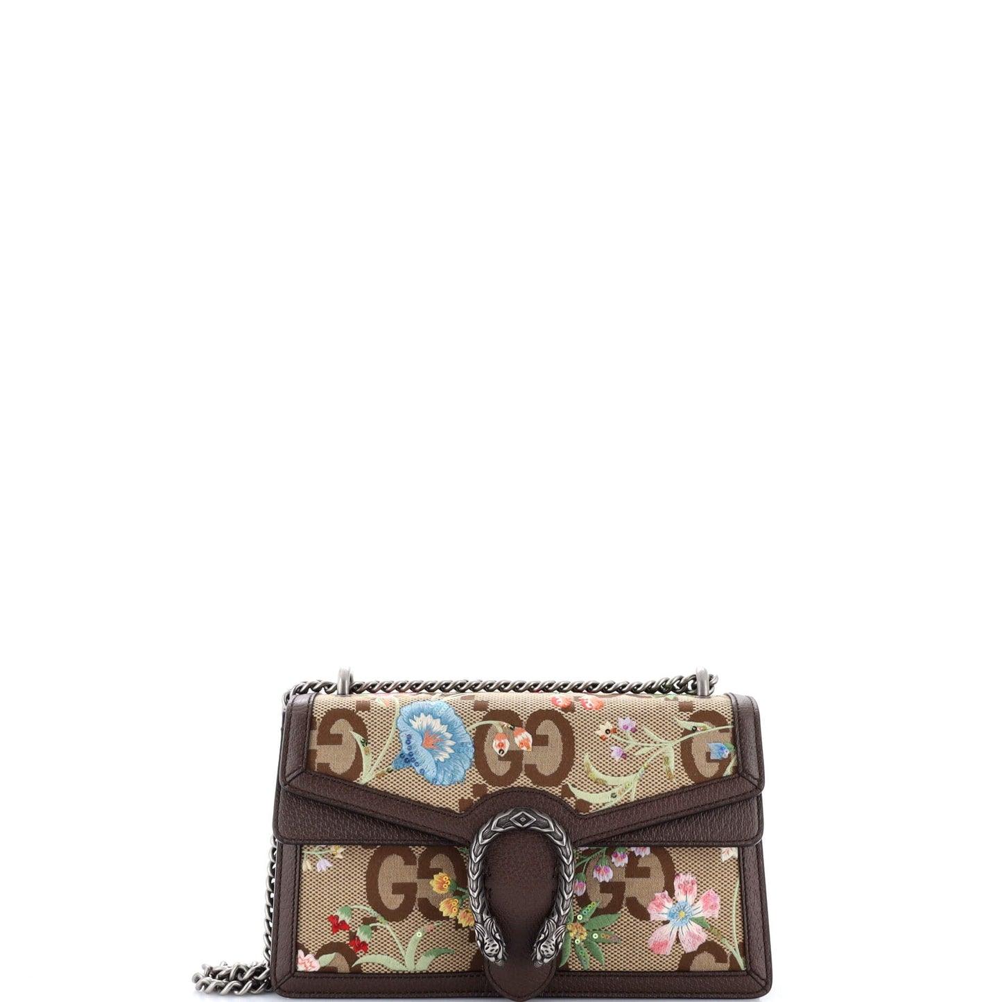 Gucci Dionysus Bag Embroidered Jumbo GG Canvas Small