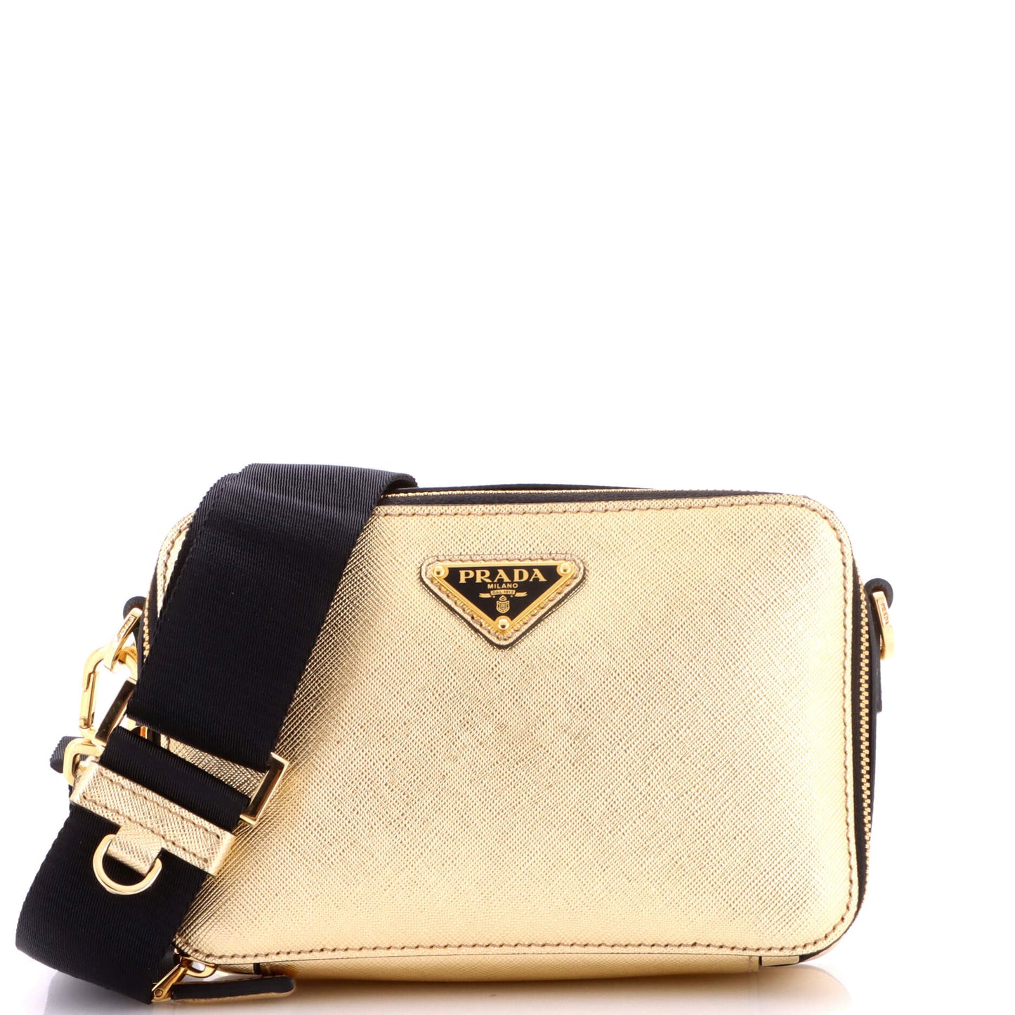 Prada Brique Camera Crossbody Bag Saffiano Leather Mini