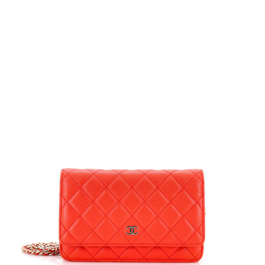 Chanel Wallet on Chain Quilted Caviar
