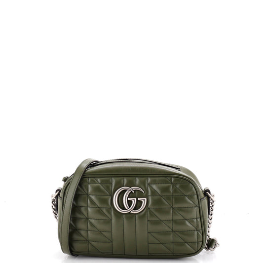 Gucci GG Marmont Shoulder Bag Mixed Matelasse Leather Small