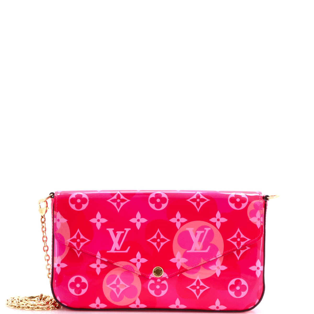 Louis Vuitton Felicie Pochette Limited Edition Monogram Vernis