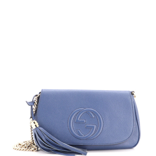 Gucci Soho Chain Crossbody Bag Leather Medium