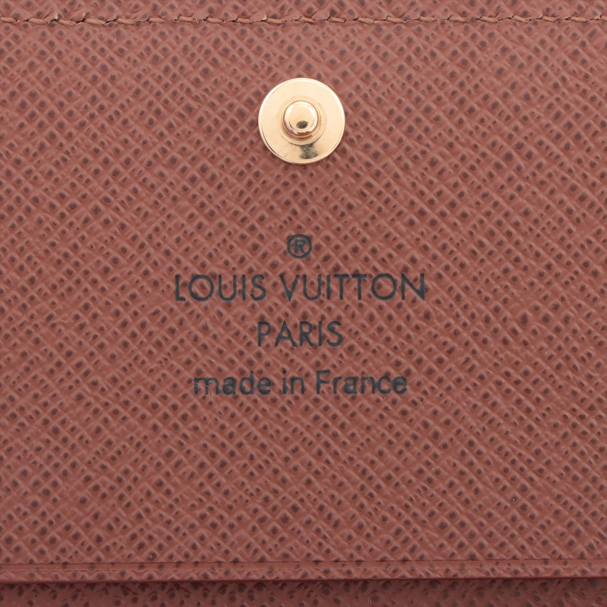 Louis Vuitton Monogram Annveloop Cult de visite M63801 Brown Card case