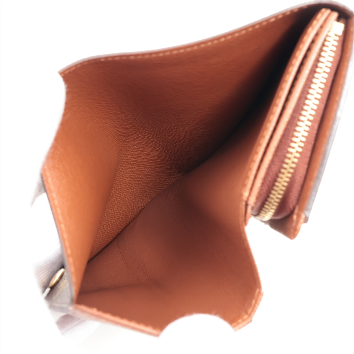 Louis Vuitton Monogram Porto Monevier Tresor M61730 CT0054 Brown Compact Wallet