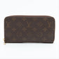 Louis Vuitton Monogram Zippy Wallet M42616 SP4136 Brown Zip Round Wallet