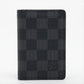 Louis Vuitton Damier Graphite Organizer de Poche N63075 MI0120 Black Pass Holder