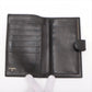 Chanel Half Coco Mark Lambskin Wallet Black Gold Metal Fittings 4868828