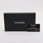Chanel Half Coco Mark Lambskin Wallet Black Gold Metal Fittings 4868828