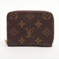 Louis Vuitton Monogram Zippy Coin Purse M60067 SN3181 Brown Coin purse
