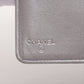 Chanel Camelia Lambskin Wallet Black Silver Metal Fittings 16160212