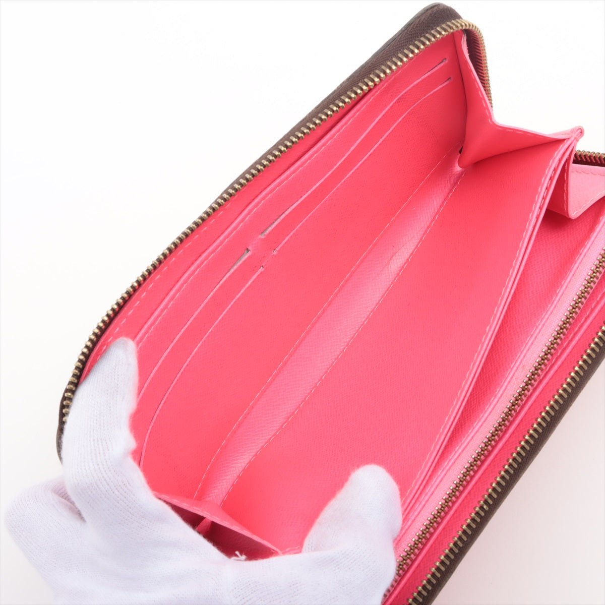 Louis Vuitton Monogram Graffiti Zippy Wallet M93710 CA0059 Fuschia pink Zip Round Wallet