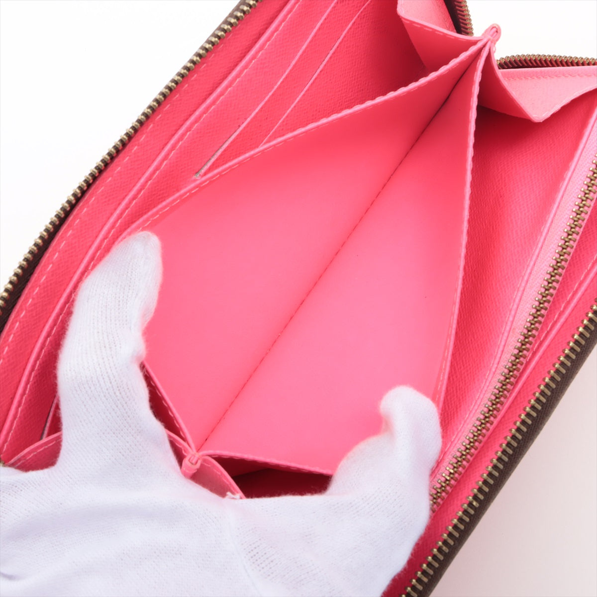 Louis Vuitton Monogram Graffiti Zippy Wallet M93710 CA0059 Fuschia pink Zip Round Wallet