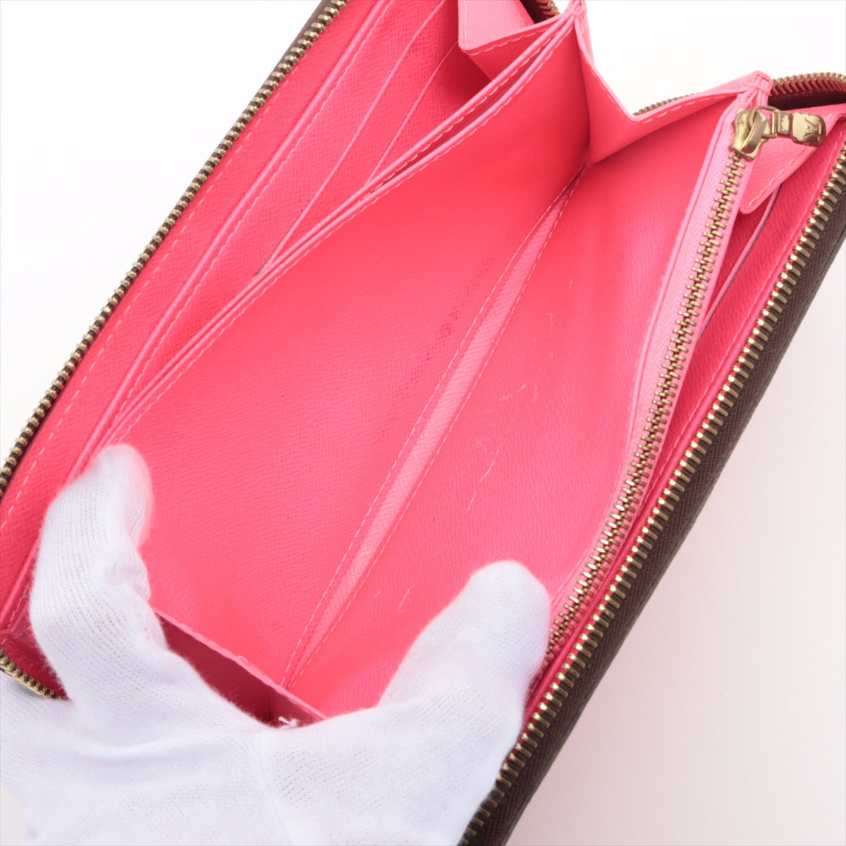 Louis Vuitton Monogram Graffiti Zippy Wallet M93710 CA0059 Fuschia pink Zip Round Wallet
