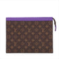 Louis Vuitton Monogram Macassar Pochette VOIYAGE MM M82859