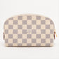 Louis Vuitton Damier Azul Pochette COSMETIC PM Ivory Pouch