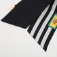 Gucci x Adidas Logo Scarf Silk Black × White Tsure tie scarf stripes