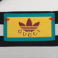 Gucci x Adidas Logo Scarf Silk Black × White Tsure tie scarf stripes