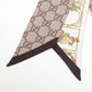 Gucci Neck Bow Scarf Silk Creases