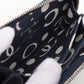 Chanel Matelasse Caviar Skin Coin Purse Navy Blue Silver Metal Fittings
