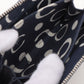 Chanel Matelasse Caviar Skin Coin Purse Navy Blue Silver Metal Fittings