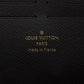 Louis Vuitton monogram reverse Portofeuille Clemence Brown Zip Round Wallet