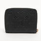 Louis Vuitton monogram empreinte Zippy Coin Purse Noir Coin purse