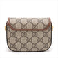Gucci GG Supreme Horsebit 1955 PVC & leather 2 Way Shoulder Bag Super Mini