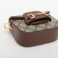 Gucci GG Supreme Horsebit 1955 PVC & leather 2 Way Shoulder Bag Super Mini