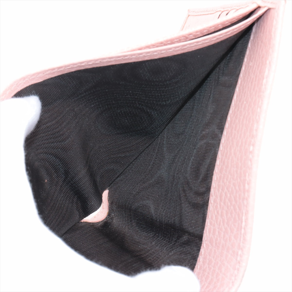 Gucci GG Marmont 456122 Leather Compact Wallet Pink