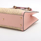 Gucci Bamboo Diana Raffia x leather 2 Way Handbag Beige×Pink