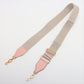 Gucci Bamboo Diana Raffia x leather 2 Way Handbag Beige×Pink