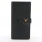 Louis Vuitton Taurillon LV vertical wallet M81330 Noir Long Wallet