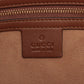 Gucci GG Supreme PVC & leather One shoulder bag Beige 477324