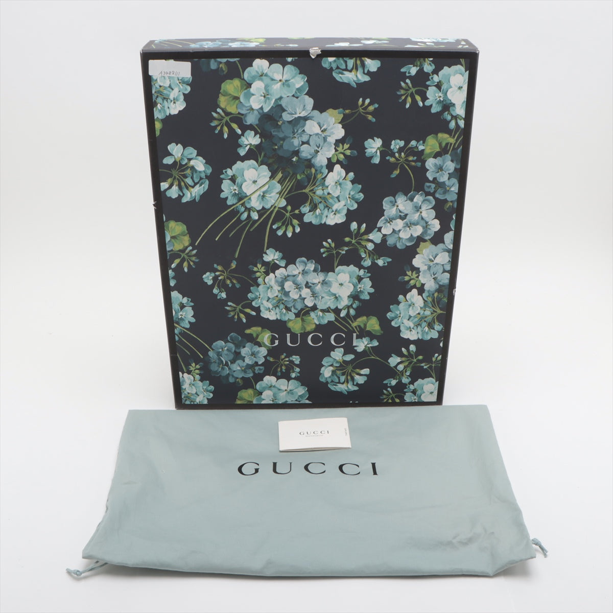 Gucci GG Blooms PVC & leather 2 Way Handbag Blue 450950