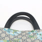 Gucci GG Blooms PVC & leather 2 Way Handbag Blue 450950