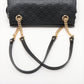 Gucci Guccissima Leather Chain Tote Bag Black 453773