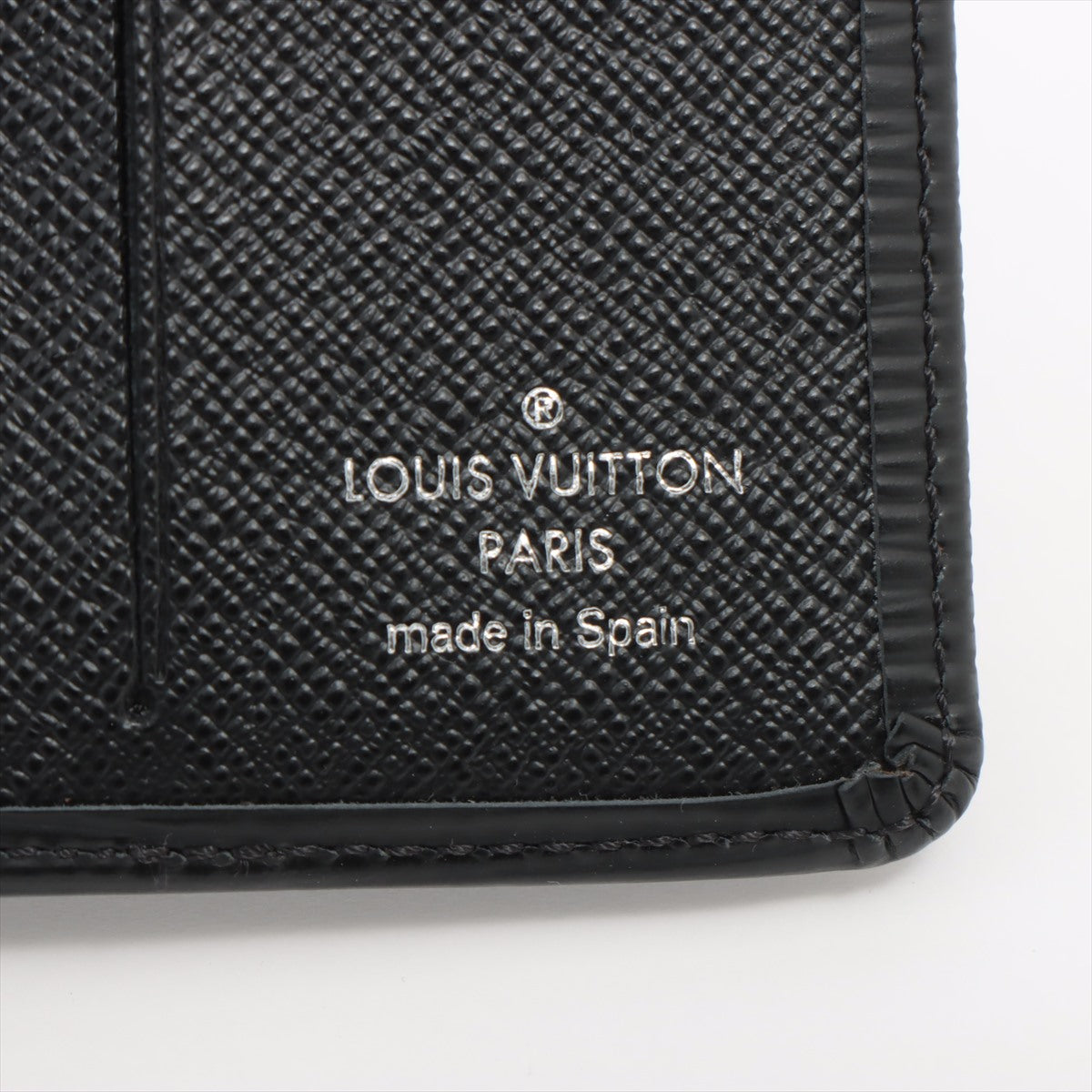 Louis Vuitton Epi Portoviejo 6 Cult Credit M63312 CA2132 Noir Wallet