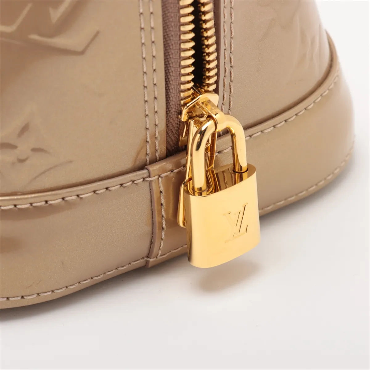 Louis Vuitton Vernis Alma PM M91751 MI3102 Beige