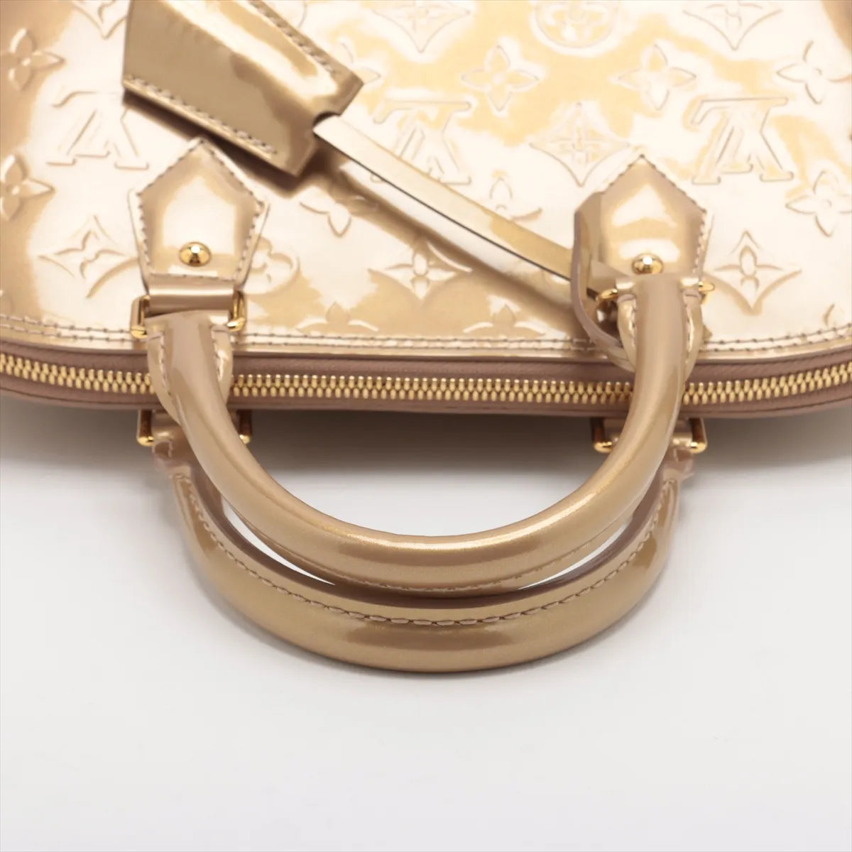 Louis Vuitton Vernis Alma PM M91751 MI3102 Beige