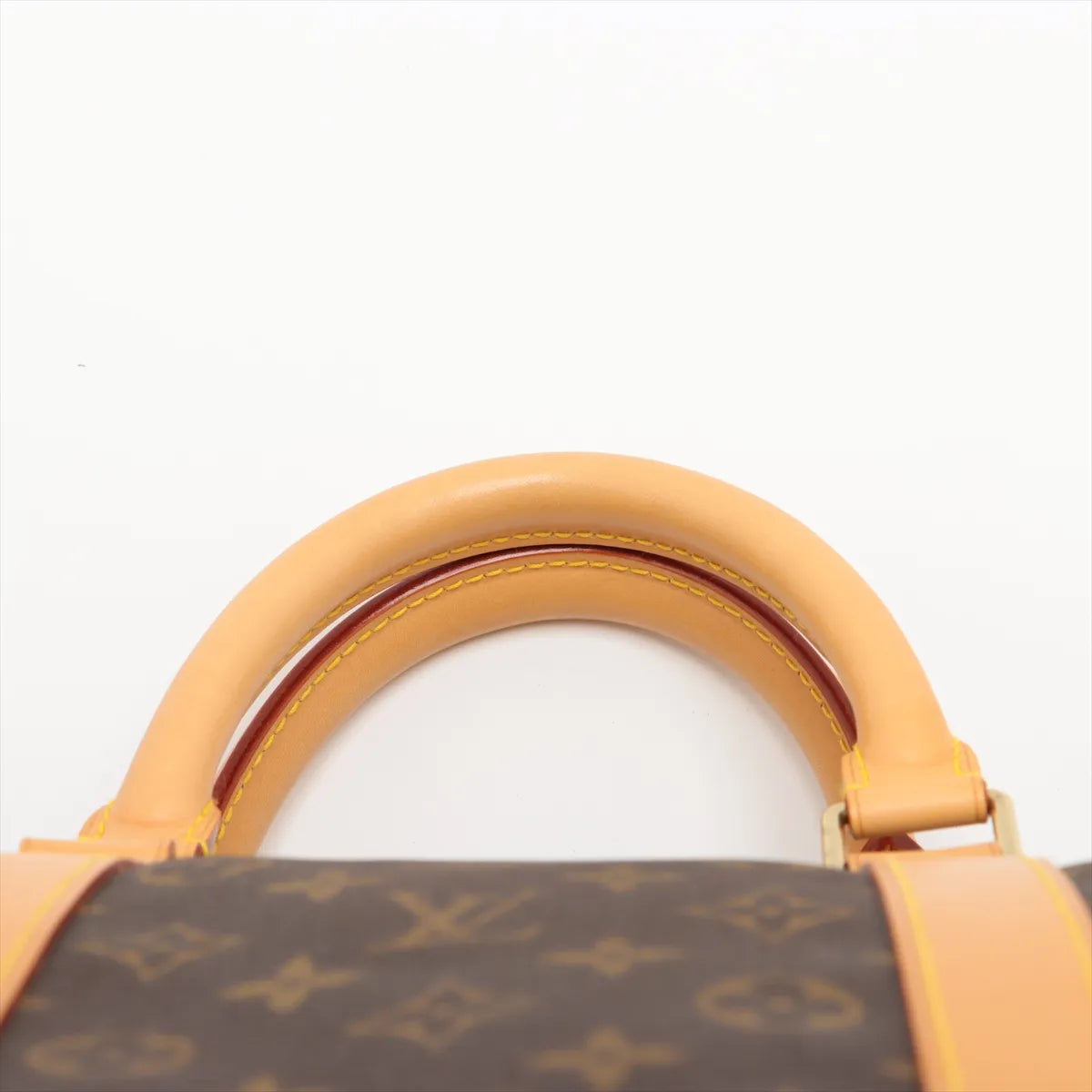 Louis Vuitton Monogram Keepall Bandrière 55 M41414 TH0918 Brown