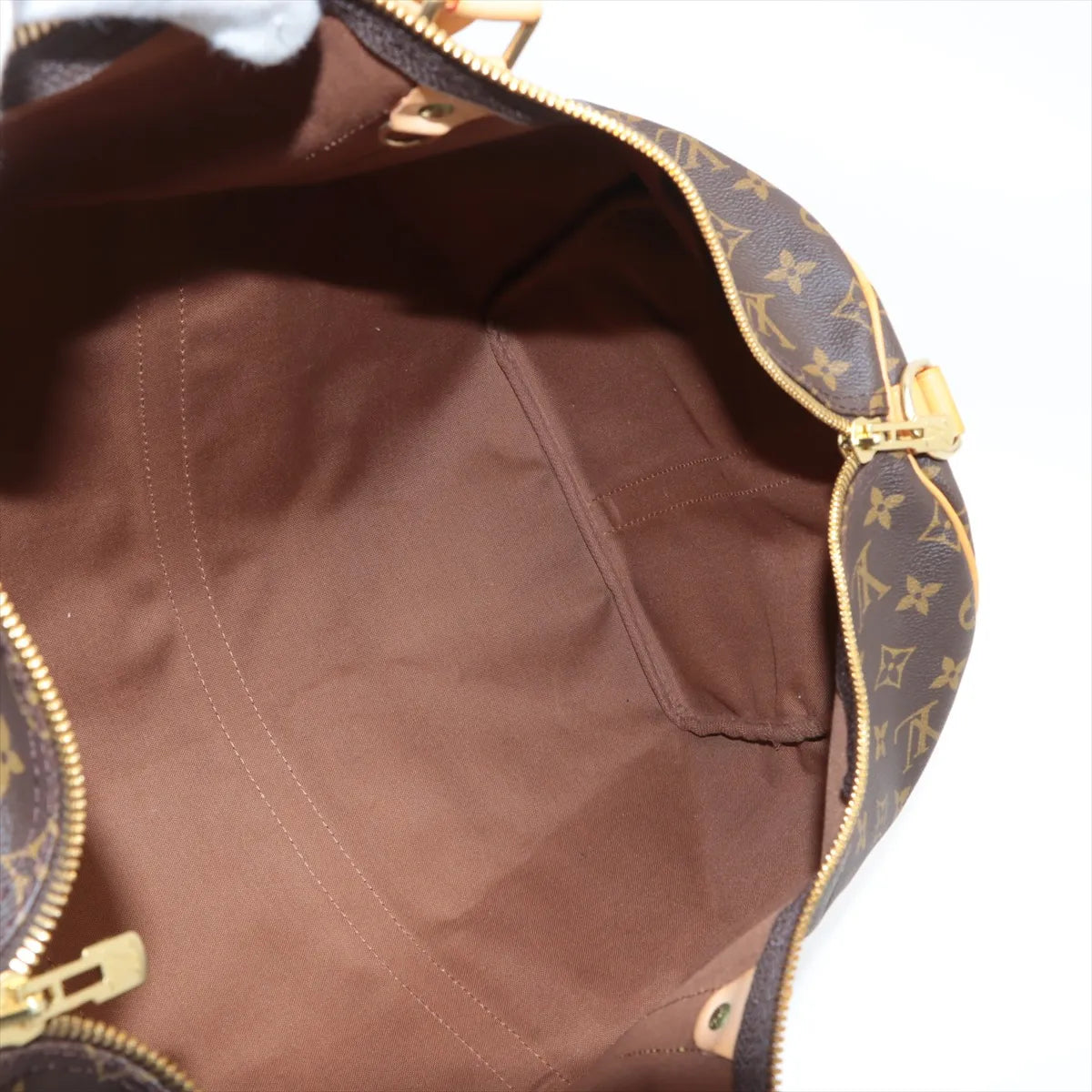 Louis Vuitton Monogram Keepall Bandrière 55 M41414 TH0918 Brown