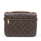 Louis Vuitton Monogram Pochette Metis MM M44875 Brown