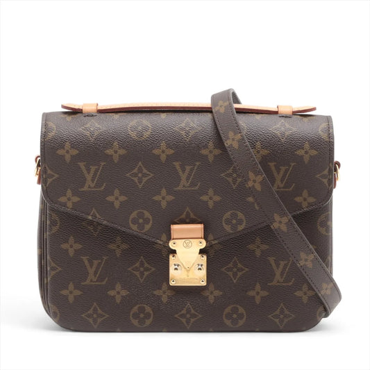 Louis Vuitton Monogram Pochette Metis MM M44875 Brown