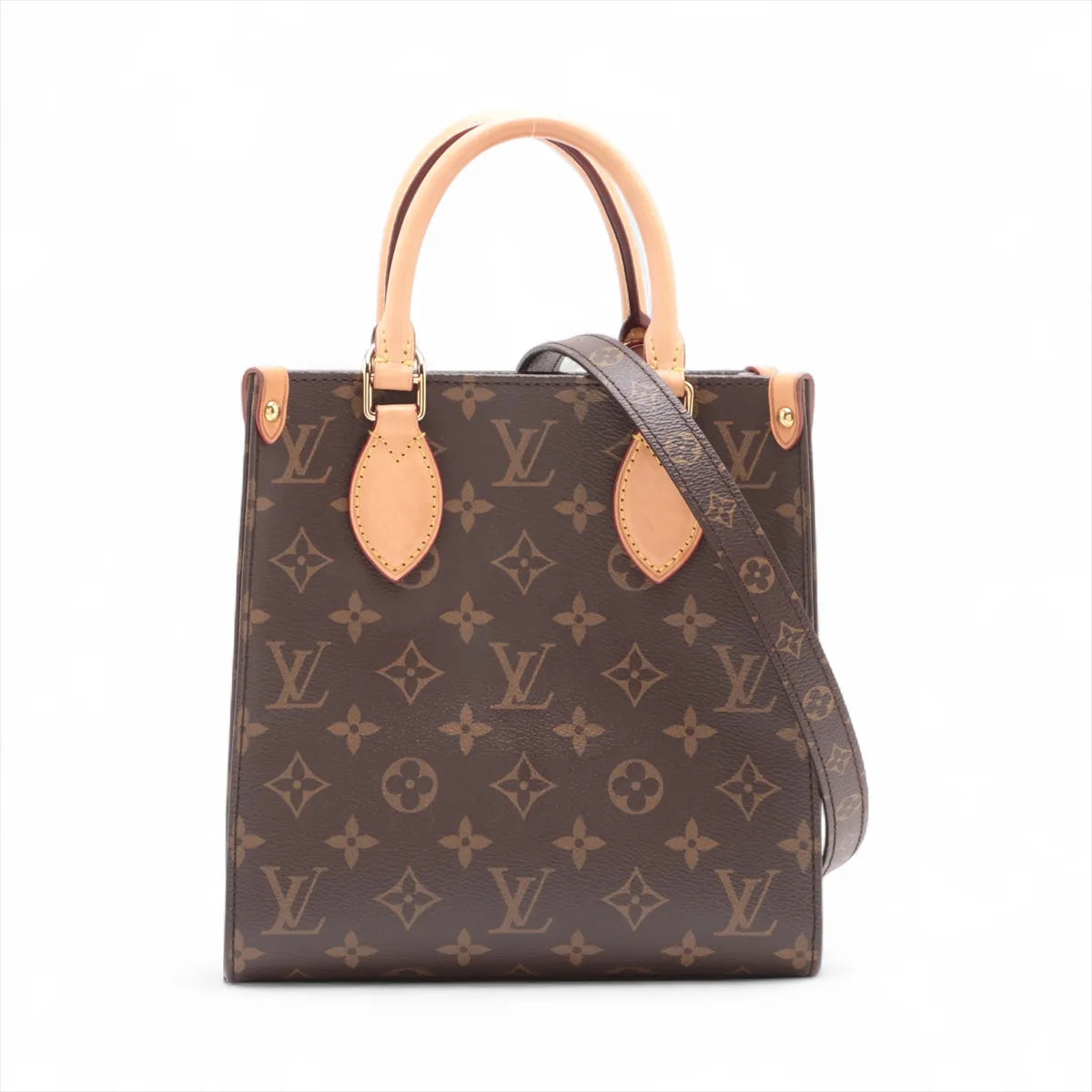 Louis Vuitton Monogram Sac Plat BB M45847 Brown