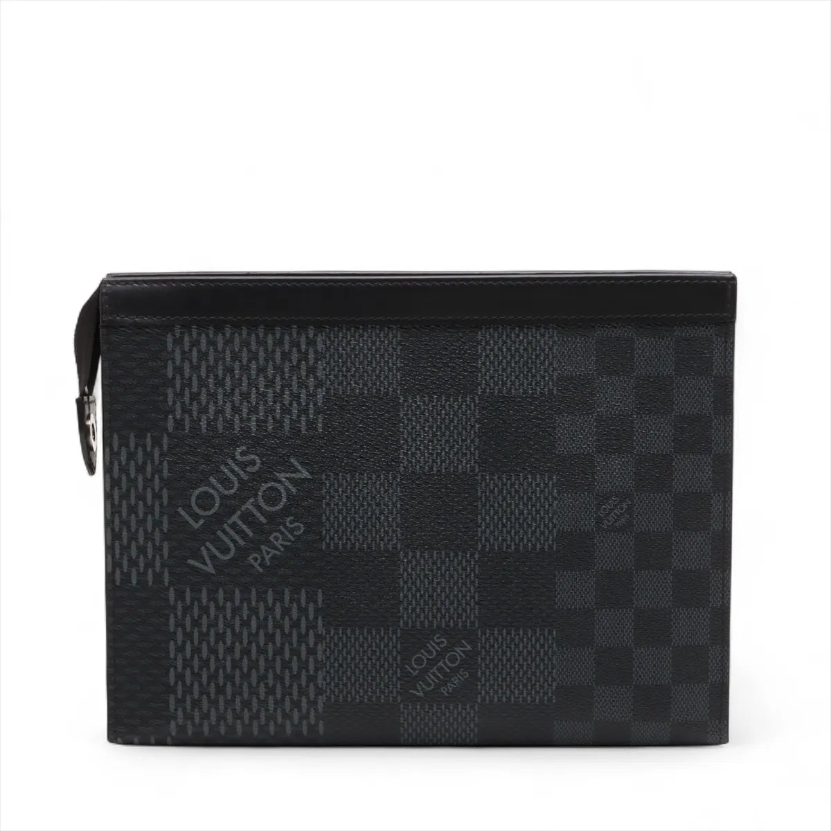 Louis Vuitton Damier Graphite 3D Pochette VOYAGE MM N60444 Black