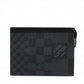 Louis Vuitton Damier Graphite 3D Pochette VOYAGE MM N60444 Black